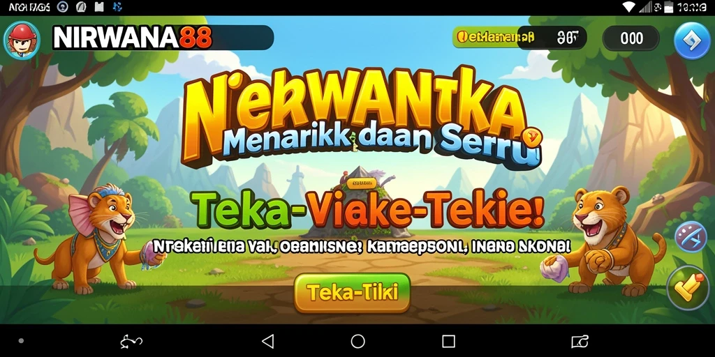 Antarmuka menarik dari game Teka-Teki NIRWANA88 yang menonjolkan fitur interaktif.
