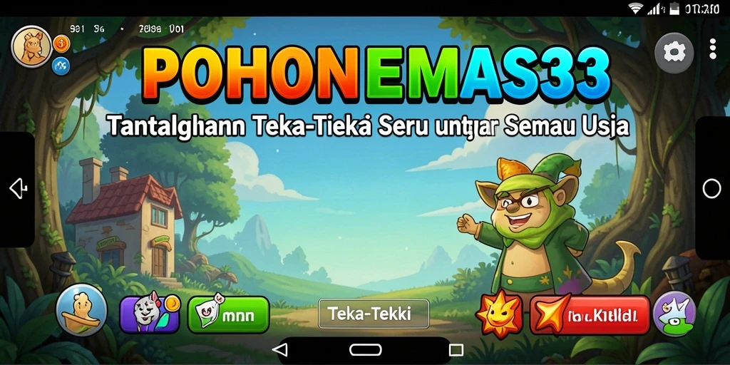 Antarmuka menarik dengan berbagai pilihan teka-teki yang menantang.